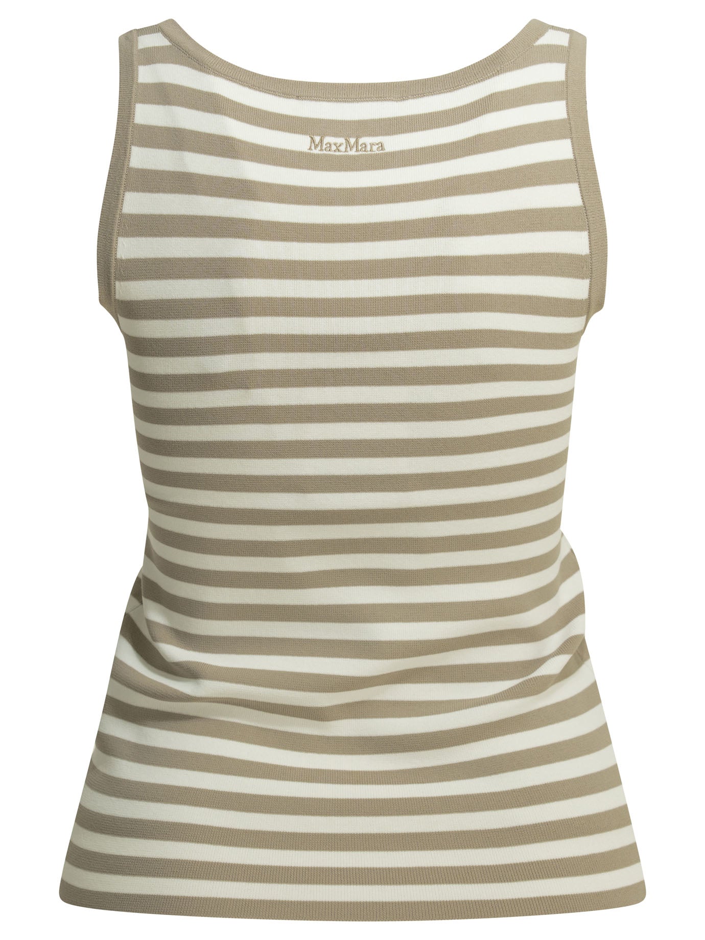 Striped fitted tank top Tops