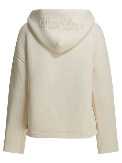 Hooded sweatshirt with tone-on-tone logo Sweatshirts