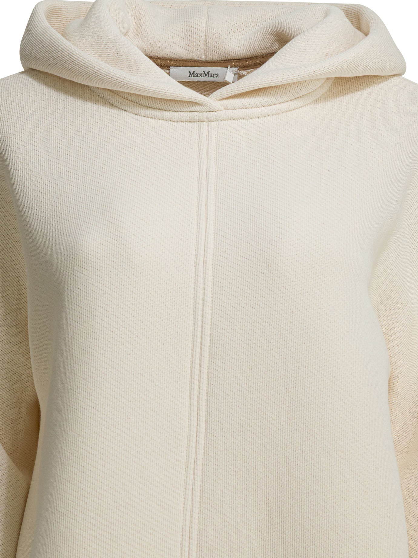 Hooded sweatshirt with tone-on-tone logo Sweatshirts