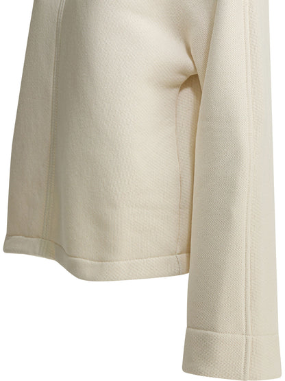 Hooded sweatshirt with tone-on-tone logo Sweatshirts