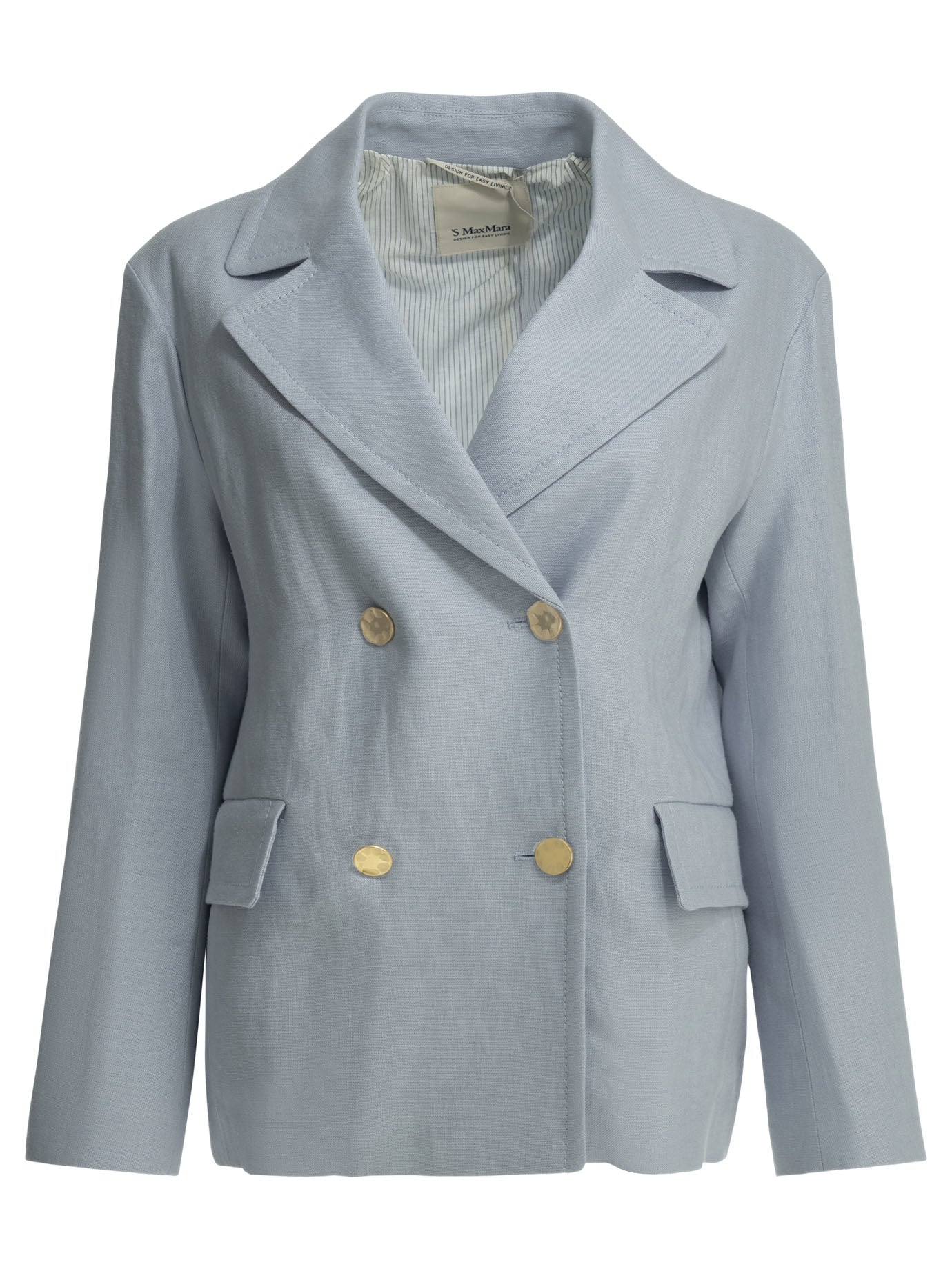 Linen double-breasted blazer Jackets and Coats