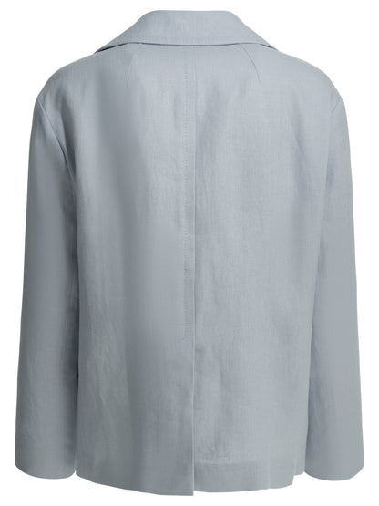Linen double-breasted blazer Jackets and Coats