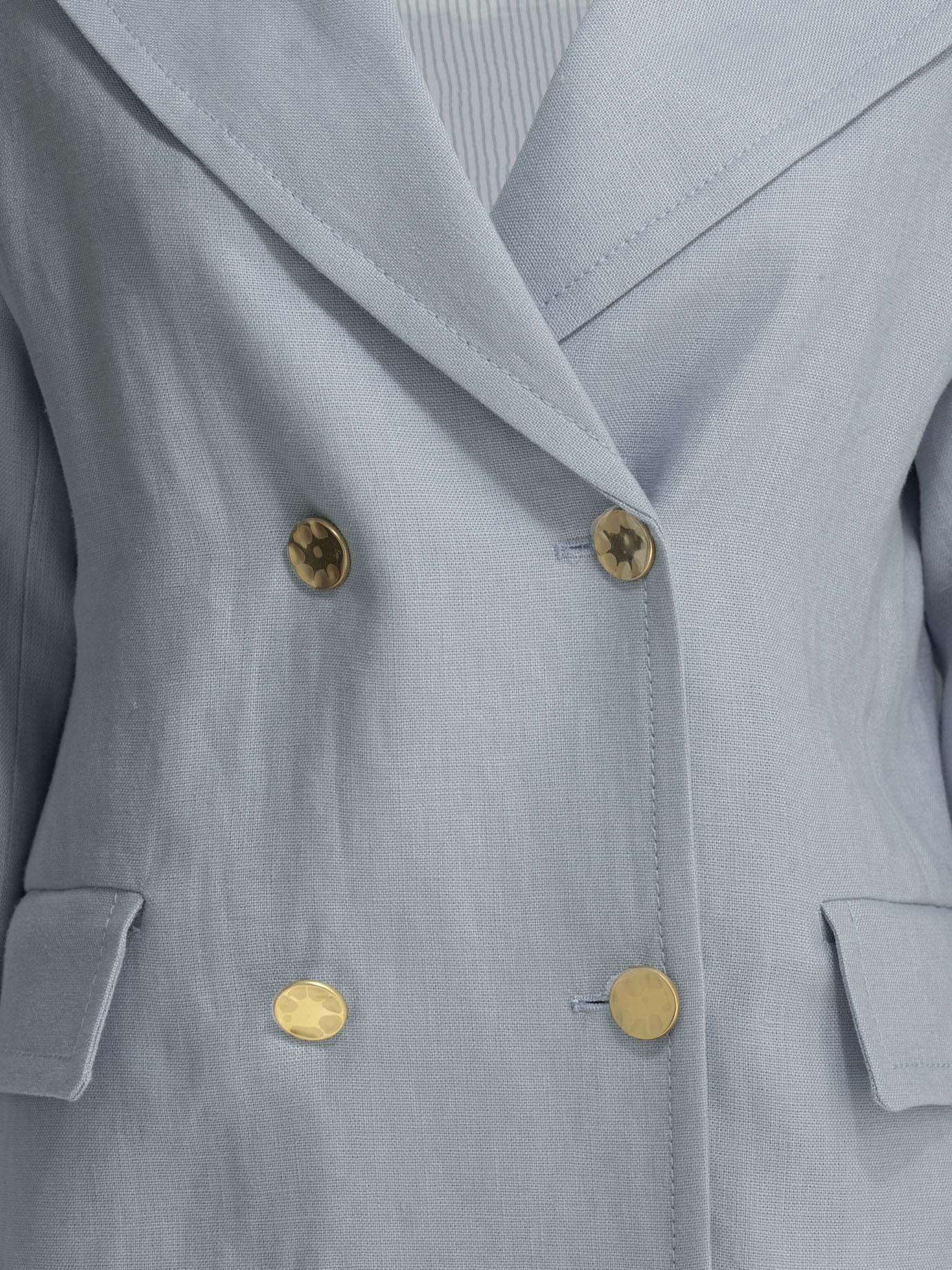 Linen double-breasted blazer Jackets and Coats