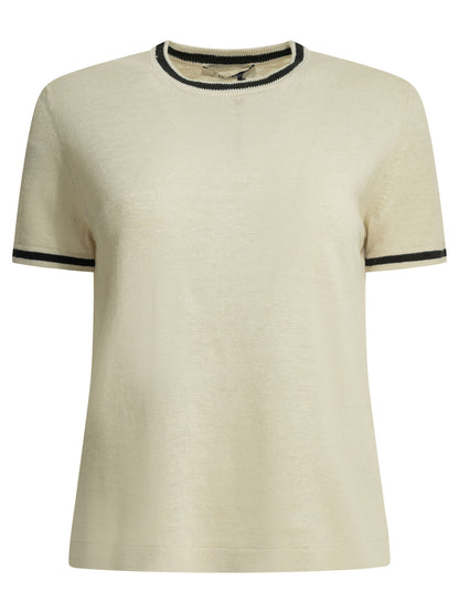 Linen crew-neck sweater Knitwear