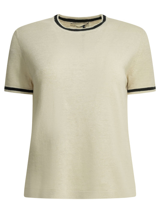 Linen crew-neck sweater Knitwear