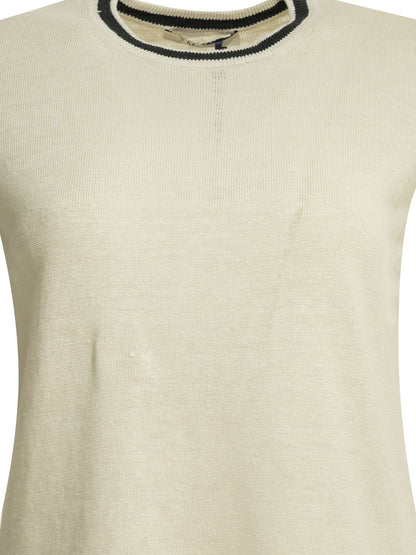 Linen crew-neck sweater Knitwear