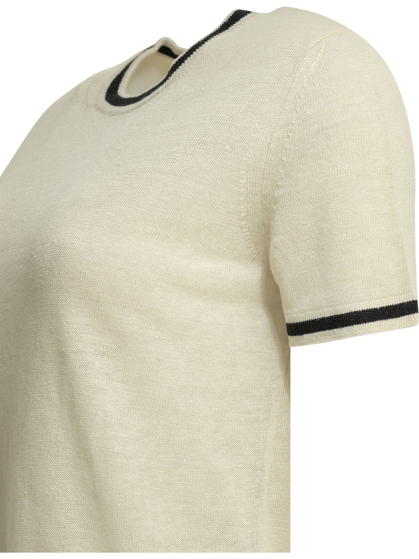 Linen crew-neck sweater Knitwear