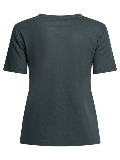 Crew-neck T-shirt with jewel embroidery T-shirts