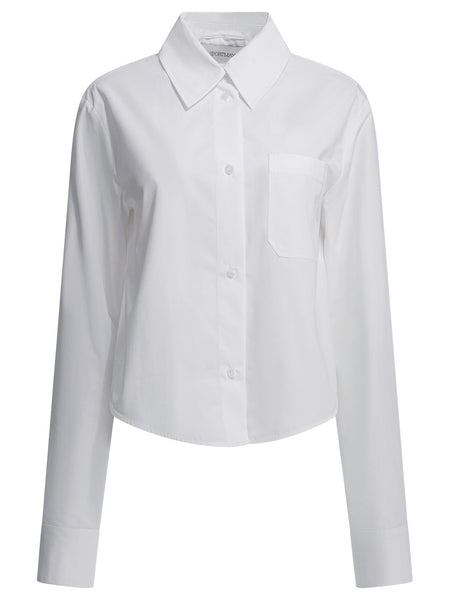 Cotton shirt with pleated back Shirts