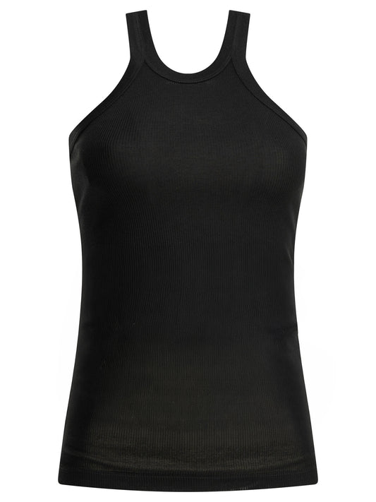 Cotton and silk tank top Tops