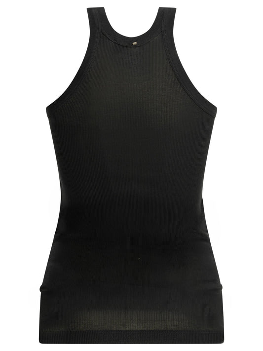 Cotton and silk tank top Tops