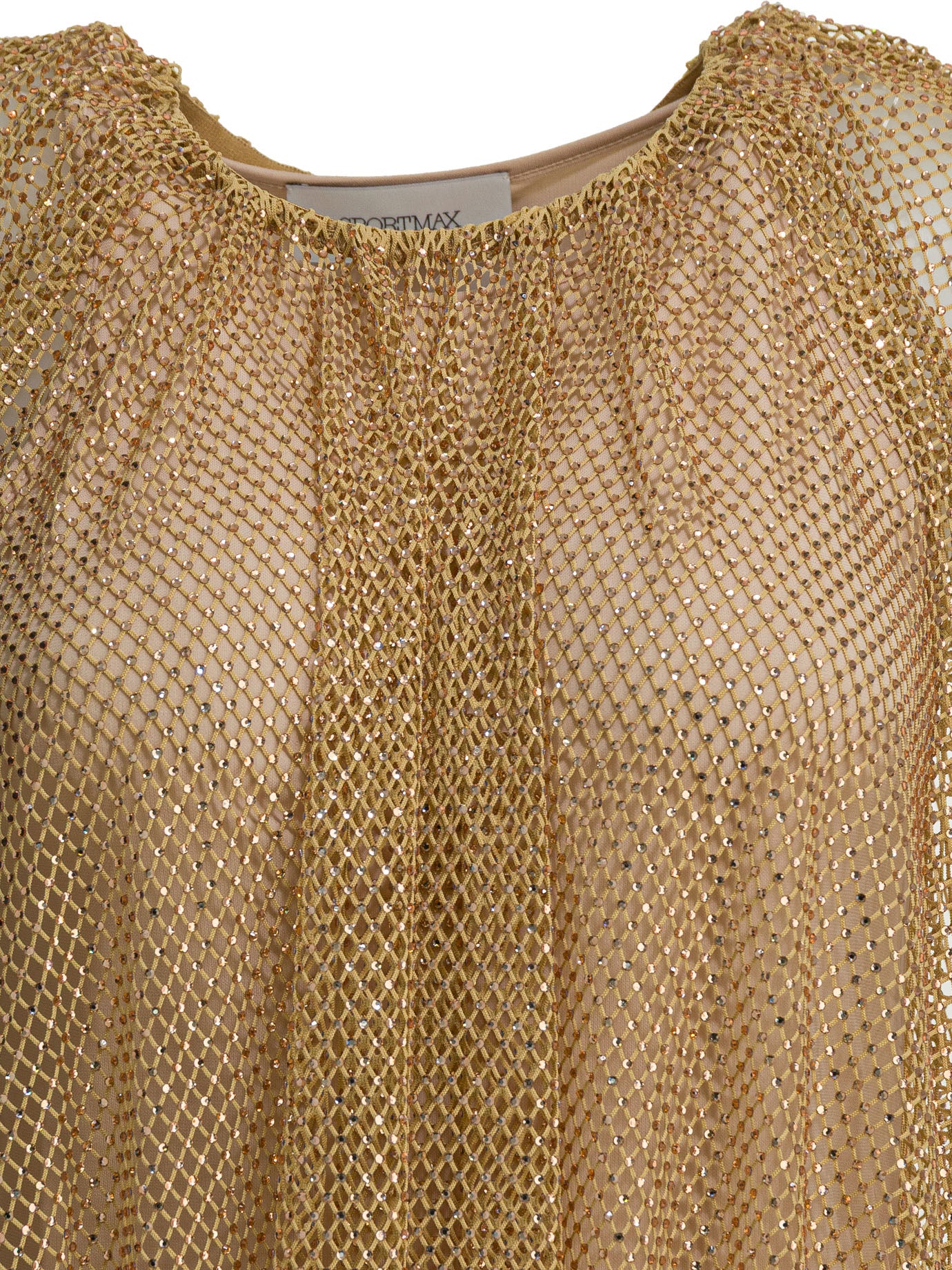 Sleeveless mesh top Tops