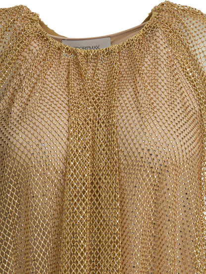 Sleeveless mesh top Tops