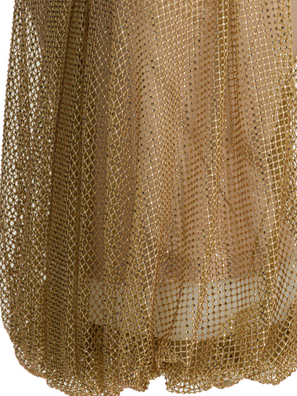 Sleeveless mesh top Tops