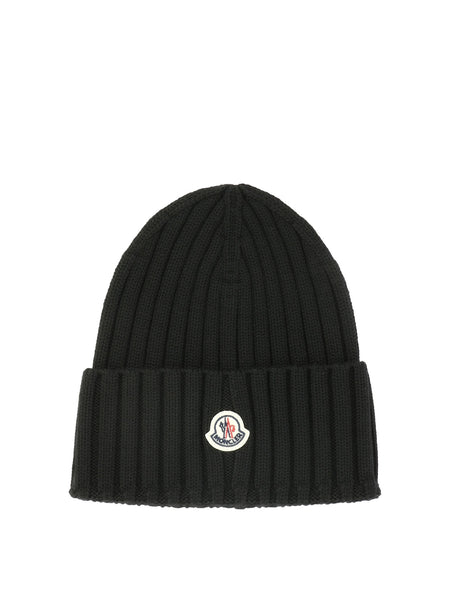 Wool cap with logo Hats