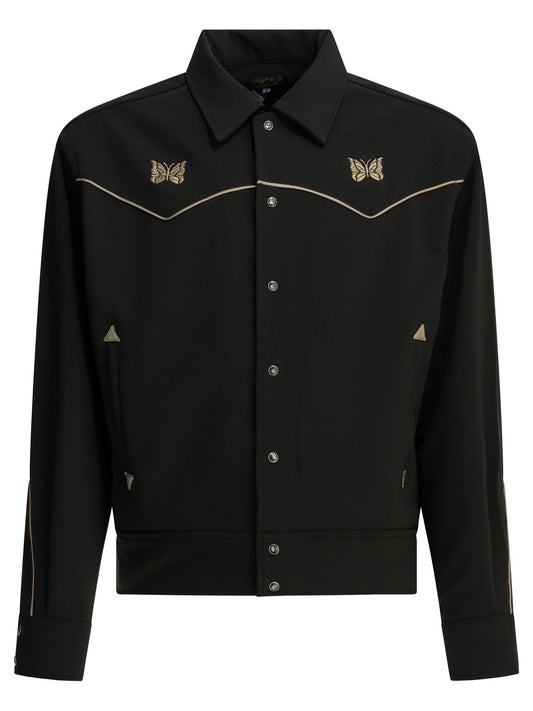 "Piping Cowboy" overshirt jacket Jackets and Coats