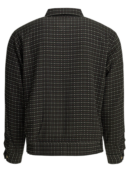 "Dobby Square" Lightweight jacket Jackets and Coats