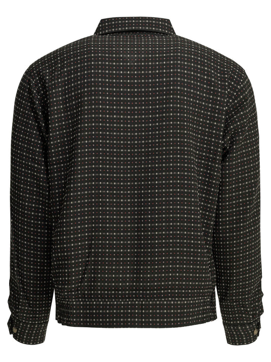 "Dobby Square" Lightweight jacket Jackets and Coats