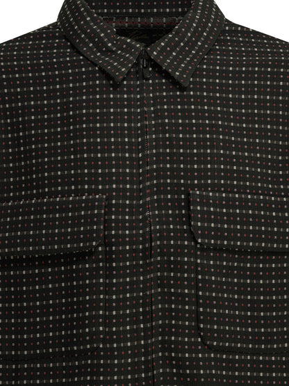"Dobby Square" Lightweight jacket Jackets and Coats