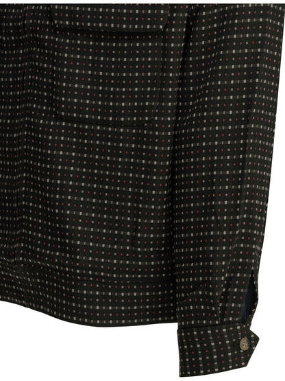 "Dobby Square" Lightweight jacket Jackets and Coats