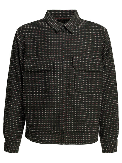 "Dobby Square" Lightweight jacket Jackets and Coats