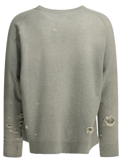 "Deconstructed" crewneck sweatshirt Sweatshirts