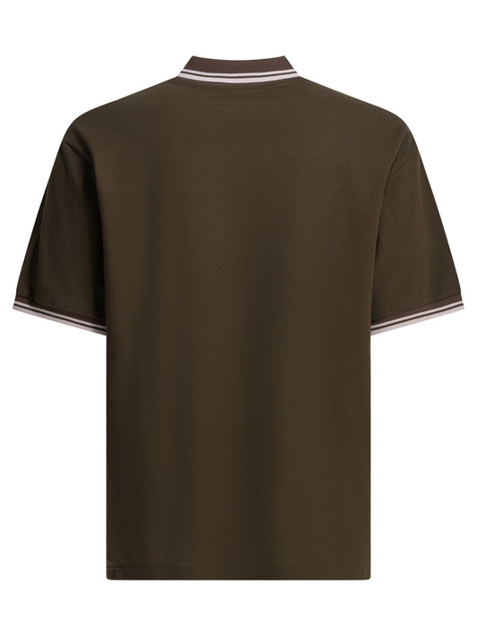 "Shawl Collar" Polo shirt with buttons Polo shirts