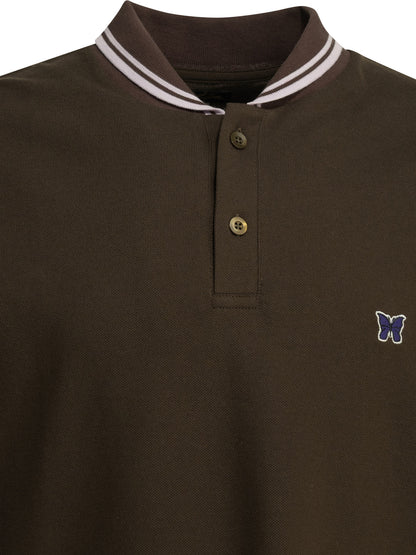 "Shawl Collar" Polo shirt with buttons Polo shirts