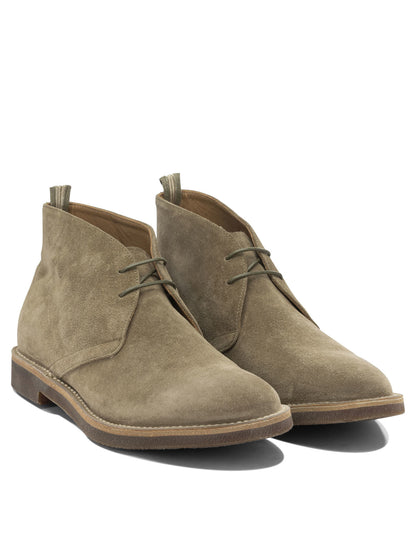 "Chukka" suede brogues Lace-Up shoes