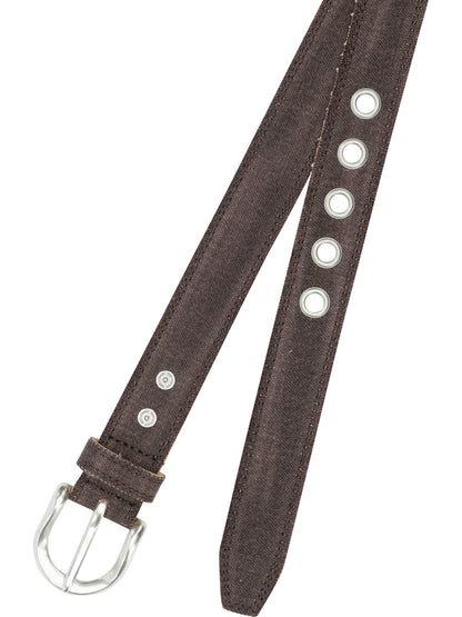 Denim and leather belt Belts