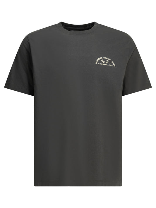 "Repair Shop" crewneck T-shirt T-shirts