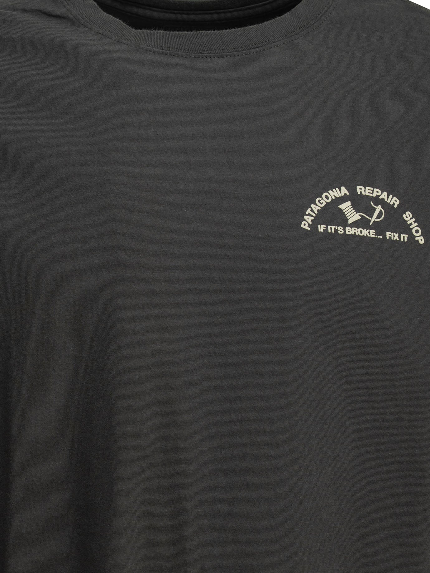 "Repair Shop" crewneck T-shirt T-shirts