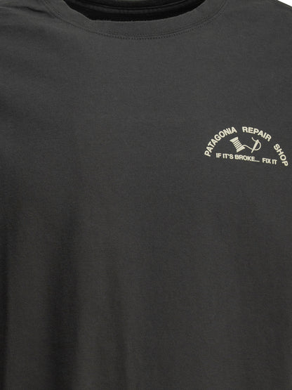 "Repair Shop" crewneck T-shirt T-shirts