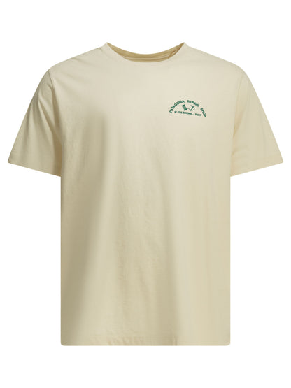 "Repair Shop" crewneck T-shirt T-shirts