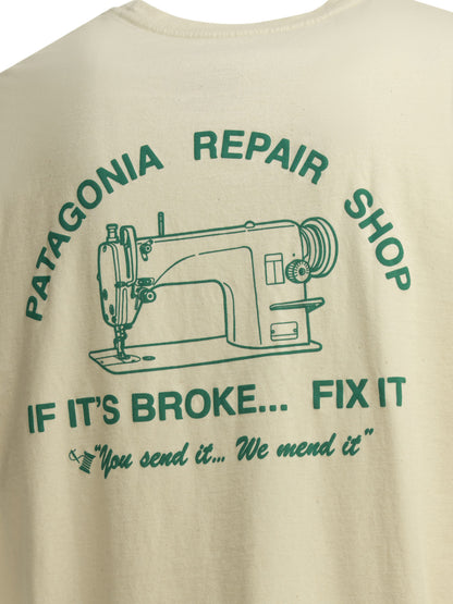 "Repair Shop" crewneck T-shirt T-shirts