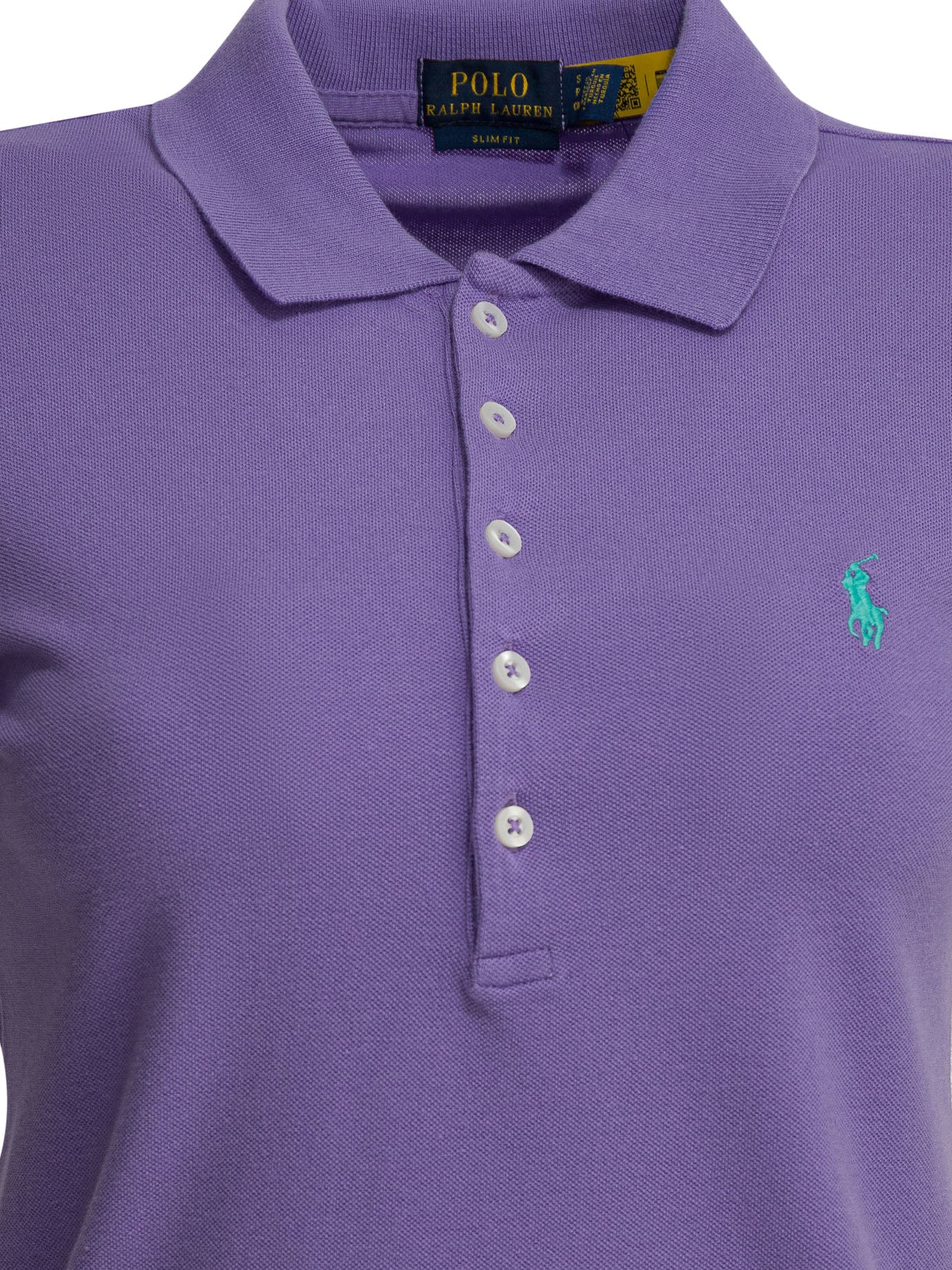 Slim-fit stretch polo shirt with logo Polo shirts