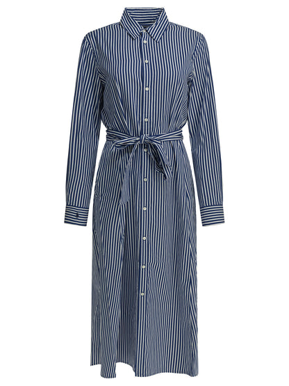 Chemisier midi dress with logo Dresses