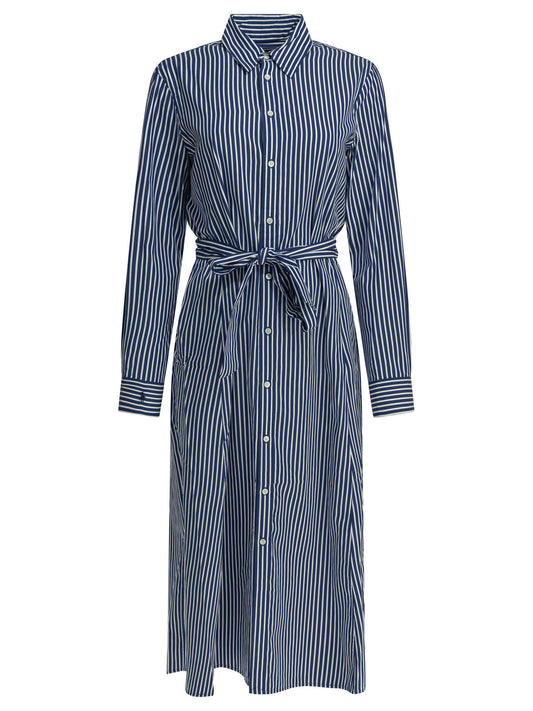 Chemisier midi dress with logo Dresses