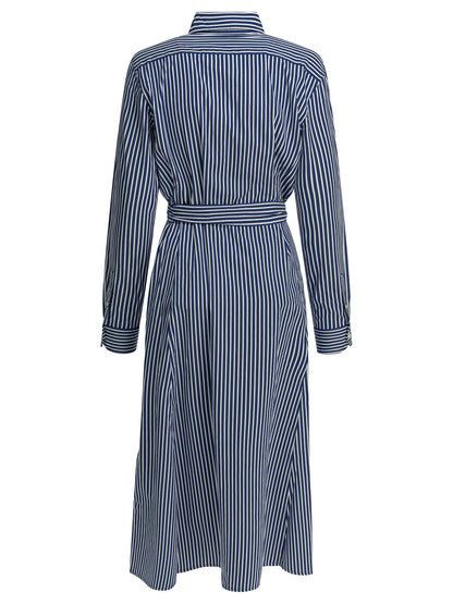 Chemisier midi dress with logo Dresses