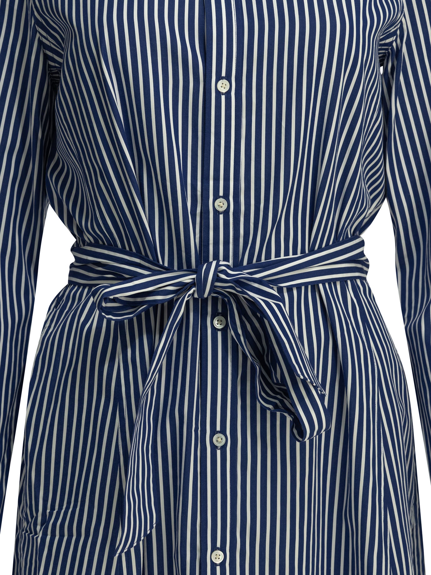Chemisier midi dress with logo Dresses