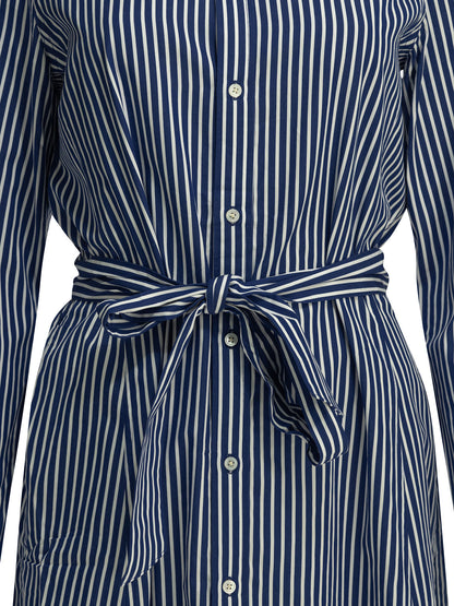 Chemisier midi dress with logo Dresses