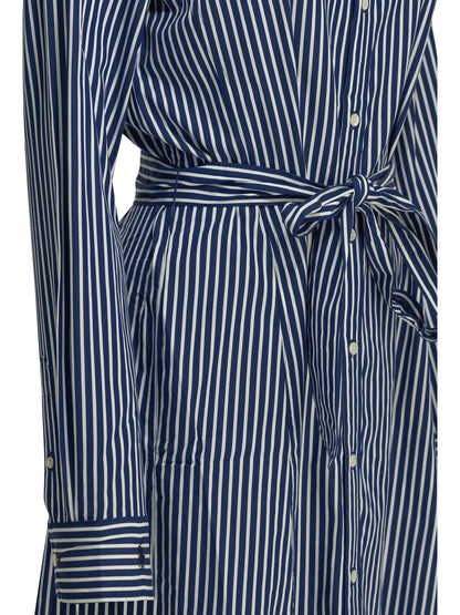 Chemisier midi dress with logo Dresses