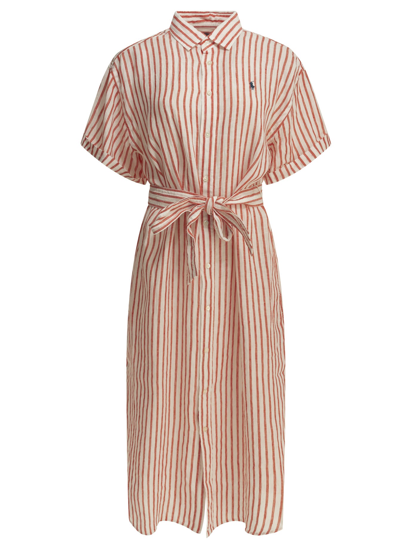 Long shirt dress with logo Dresses