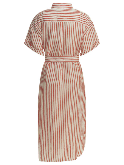 Long shirt dress with logo Dresses