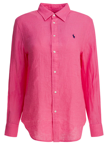 Classic-fit causal shirt with logo Shirts