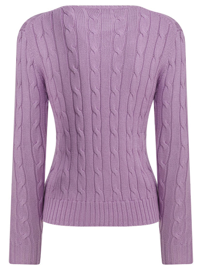 Crew-neck sweater with logo Knitwear