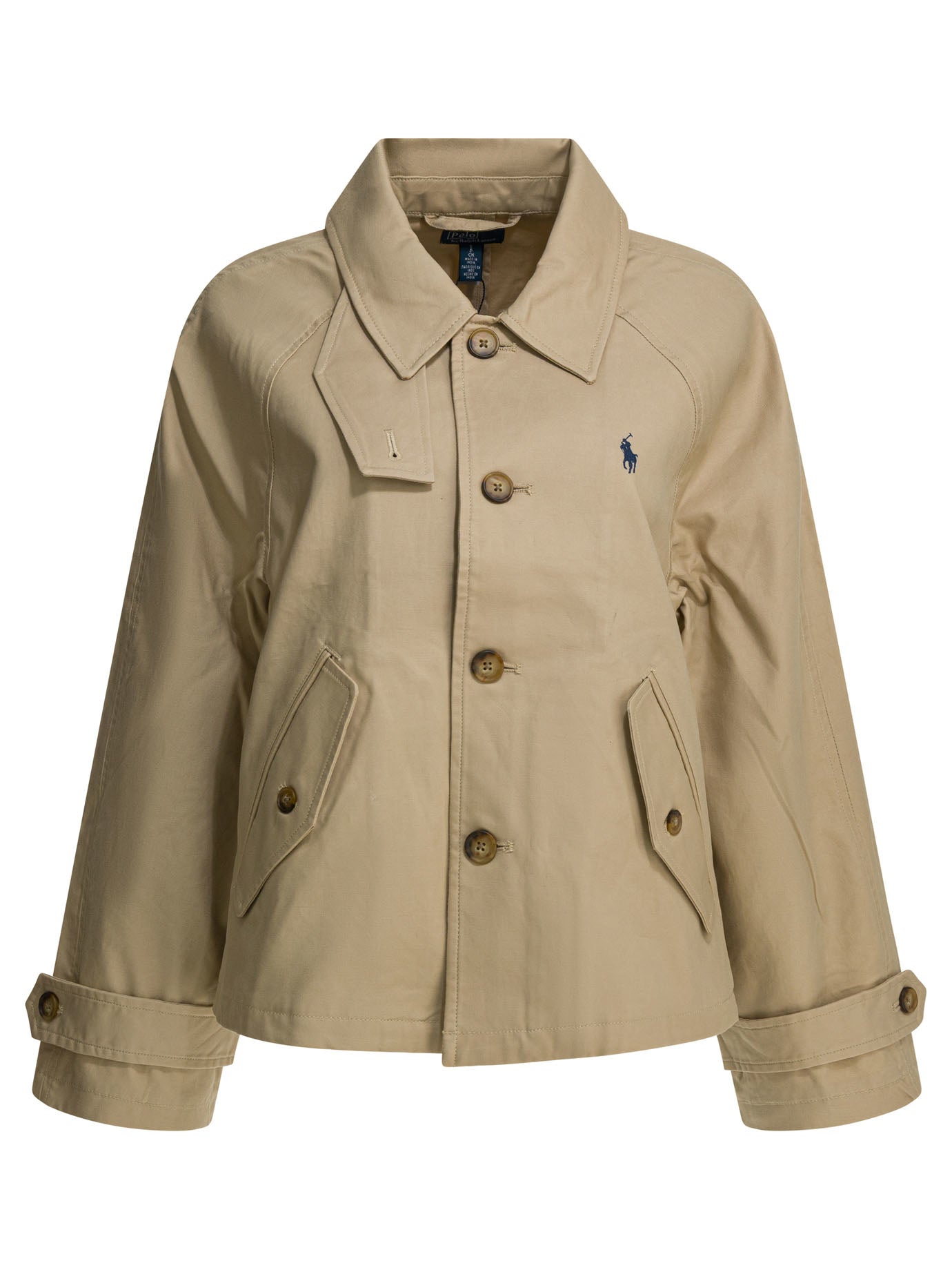 Cotton jacket with Pony Jackets and Coats