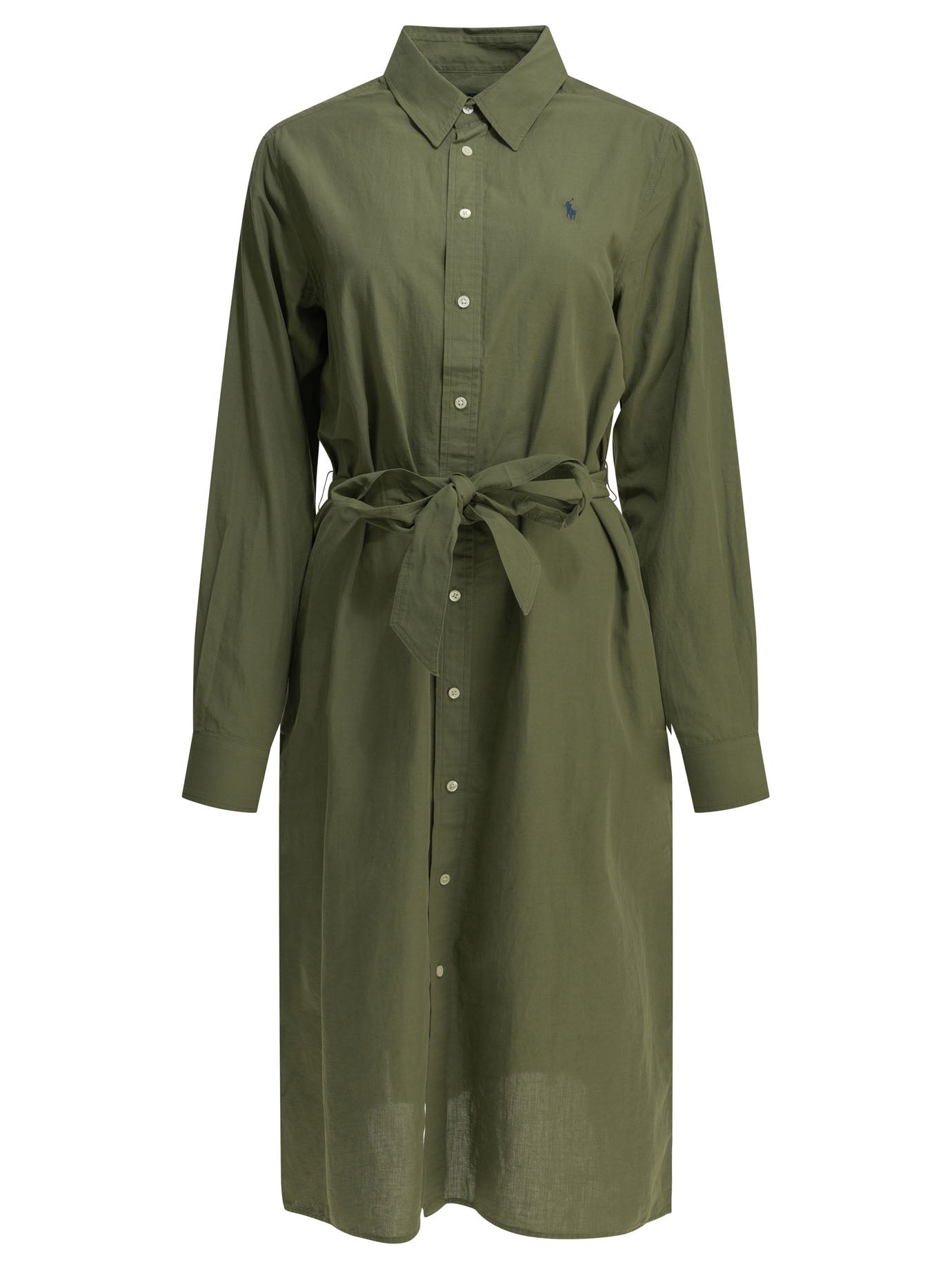 Chemisier midi dress with logo Dresses