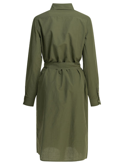 Chemisier midi dress with logo Dresses