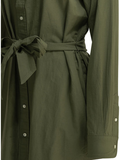 Chemisier midi dress with logo Dresses